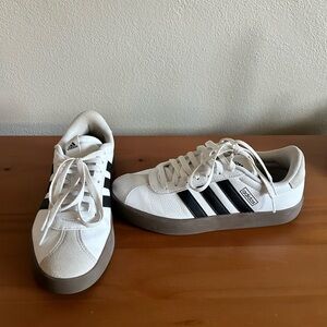 Adidas White and Black Women's Athletic Shoes
